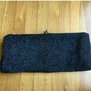 Authentic Vintage Walborg Beaded Evening Clutch Purse Handmade in West Germany